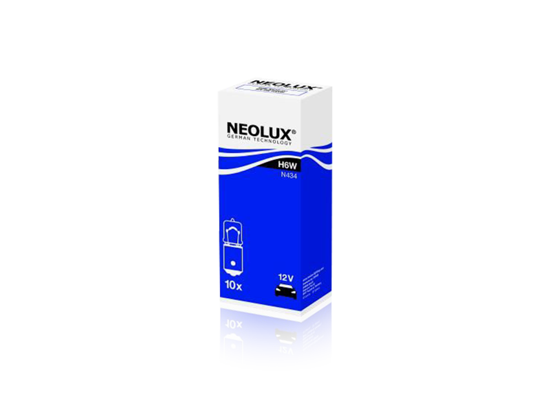 NEOLUX® Izzó, villogó H6W, BAX9s, 12V, 6W